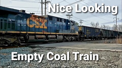 CSX empty coal drag Columbus Ohio