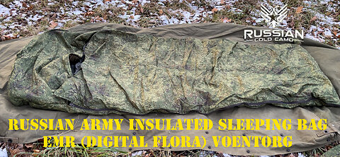 Russian Army Insulated Sleeping Bag EMR (Digital Flora) Voentorg