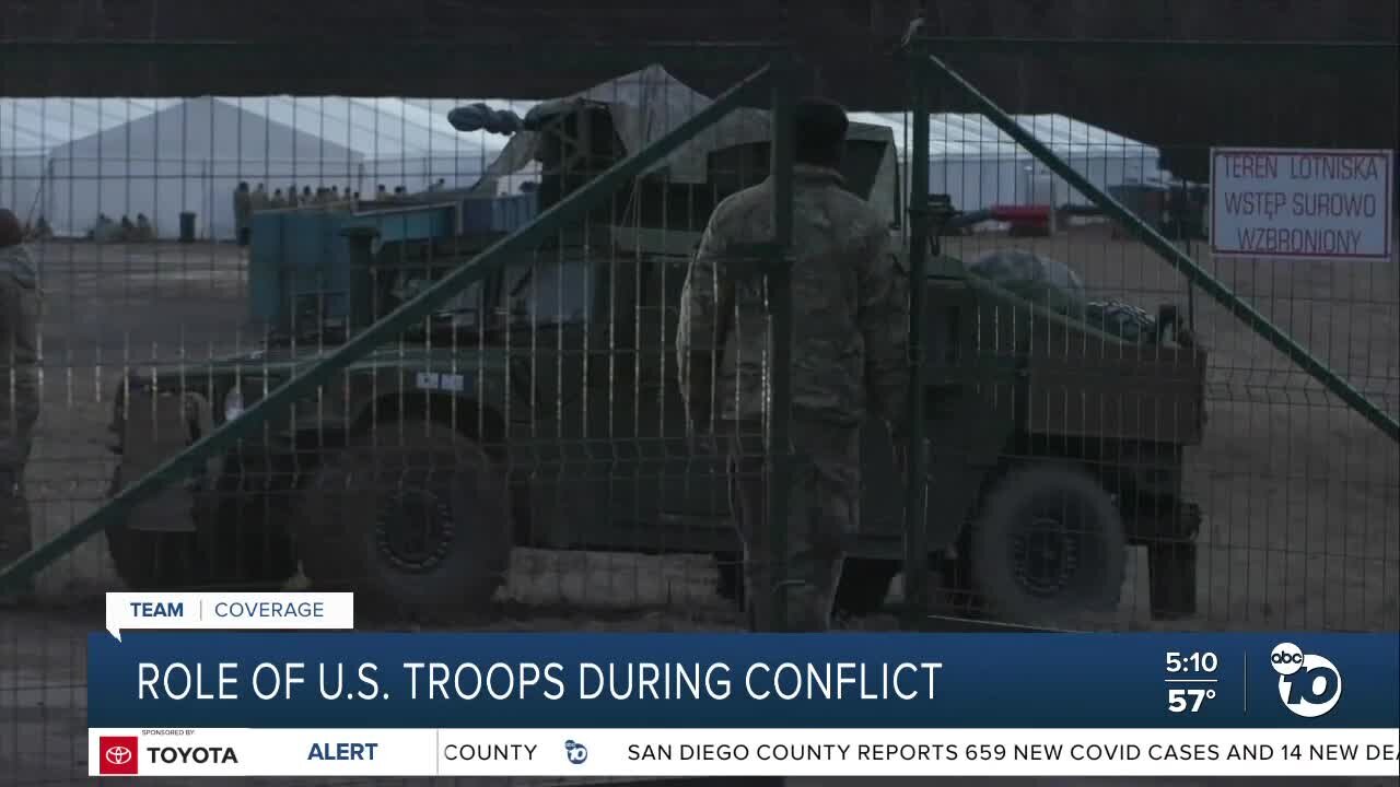 Role of U.S. troops during conflict