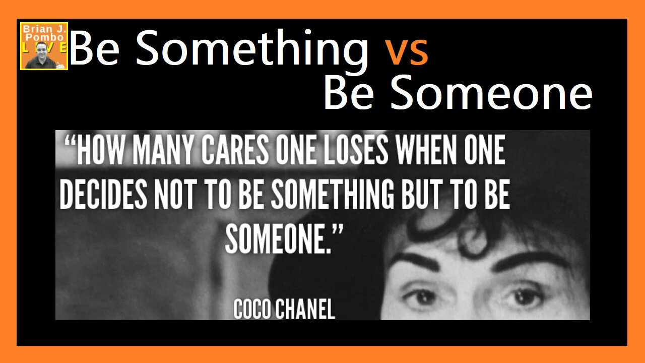 Be Something vs. Be Someone 👗🧴 (Coco Chanel Quote)