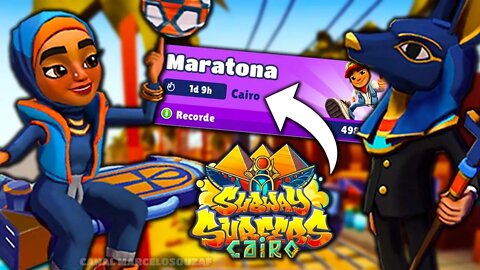 Subway Surfers Cairo 2022 com uma Maratona Super Especial