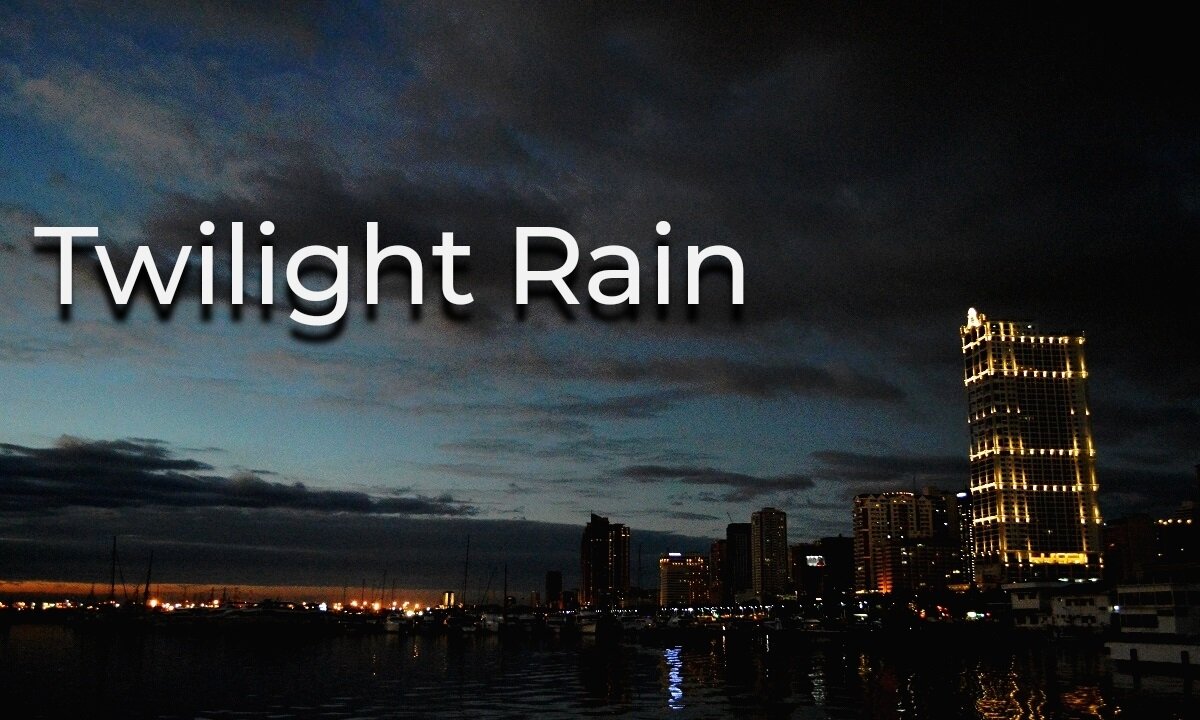 Deep Calm Light Rain with Heavy Droplets Sound for Sleep, Study and Meditation