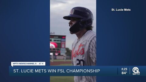 St. Lucie Mets win Florida State League championship