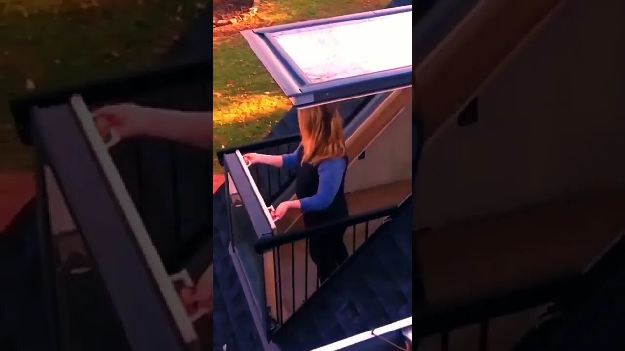 top house window convert in balcony