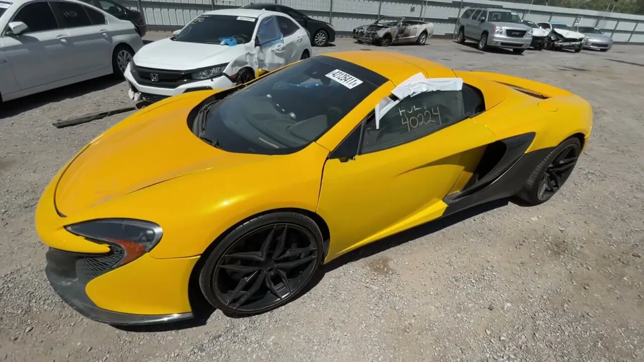 Copart McLaren 650s $75500 cheapest in the USA?