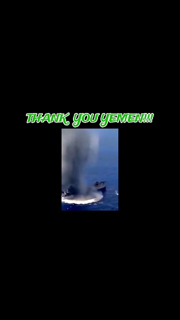 Amazing Footage of Yemen Striking Zionist-Bound Cargo Ship