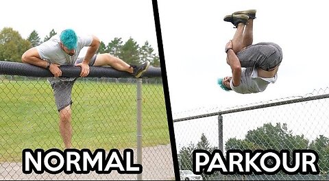 Parkour VS Normal People In Real Life.