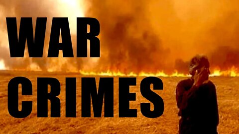 US War Crimes In Syria: Burning Down Crops