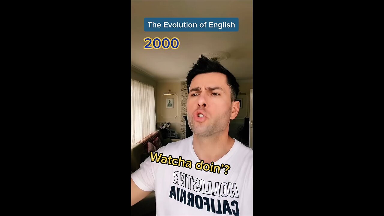 The evolution in English #english #funny #rumble #shorts