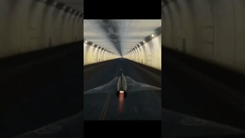 Casually Flying Through A Tunnel