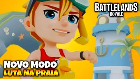 Luta na Praia do Battlelands Royale