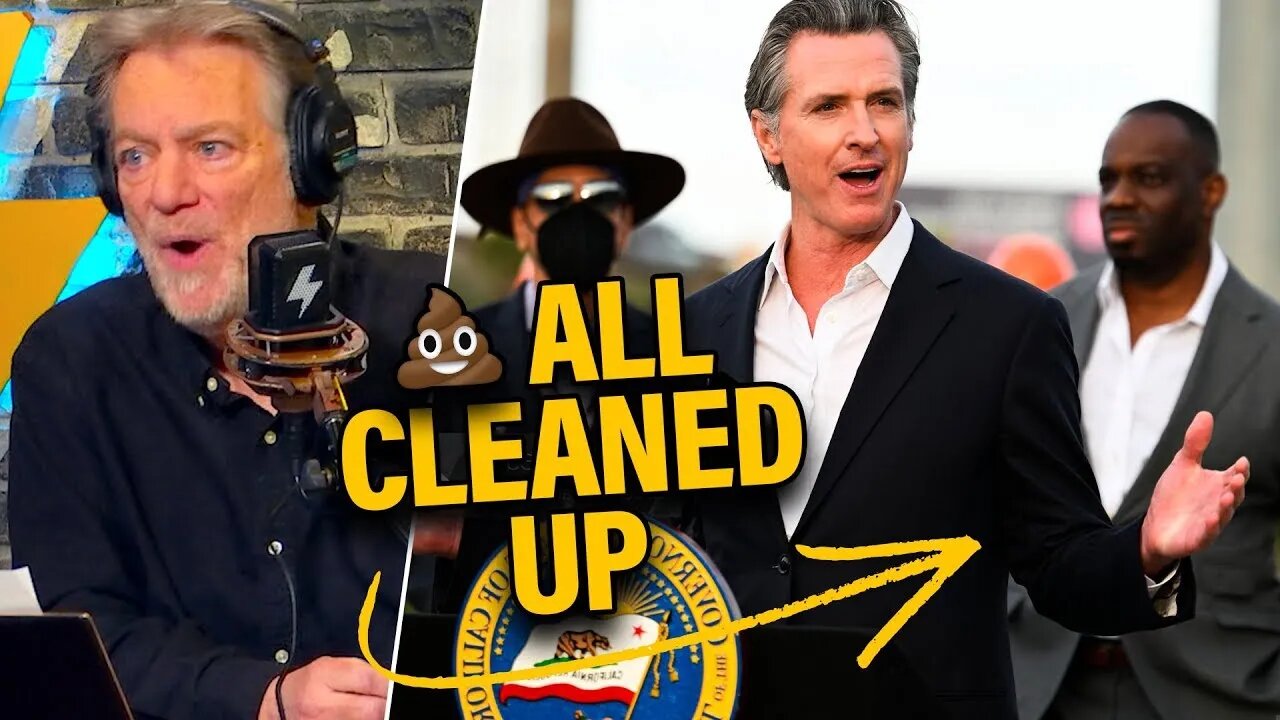 LOL: Gavin Newsom Cleaned California to Impress Xi Jinping