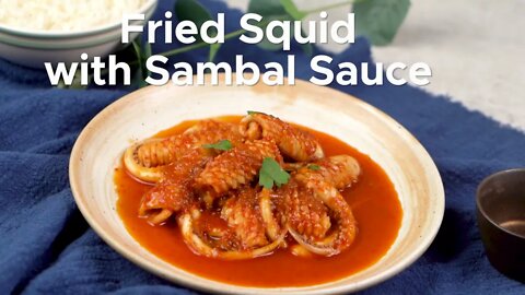 Fried Squid With Sambal Indonesia, TOKIT Omni Cook, Smart Home Chef, 21-IN- COOKER, #shorts, #tiktok