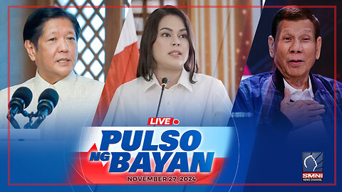 LIVE: Pulso ng Bayan with Admar Vilando and Jade Calabroso | November 27, 2024