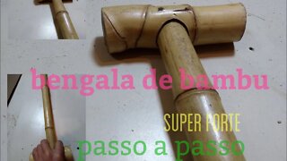 como fazer bengala de bambu @bambu total