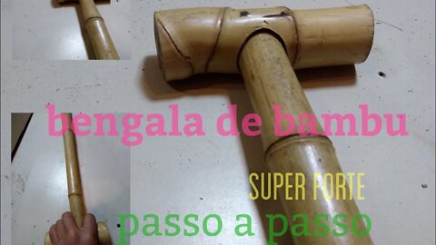 como fazer bengala de bambu @bambu total