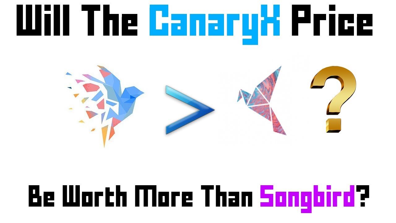 Is CanaryX Worth More Than Songbird? HALF The Supply Will Be BURNED! Fiktxun Crypto CNYX Giveaway