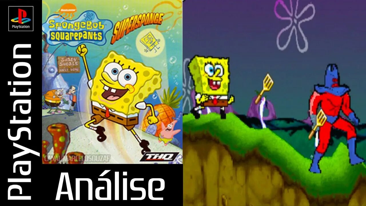 SpongeBob SquarePants SuperSponge de PlayStation 1 | Análise do Jogo