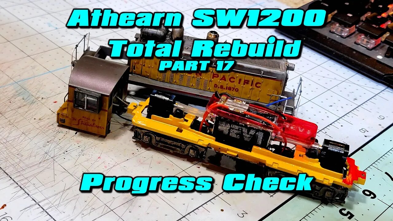 Athearn SW1200 17 Progress Check