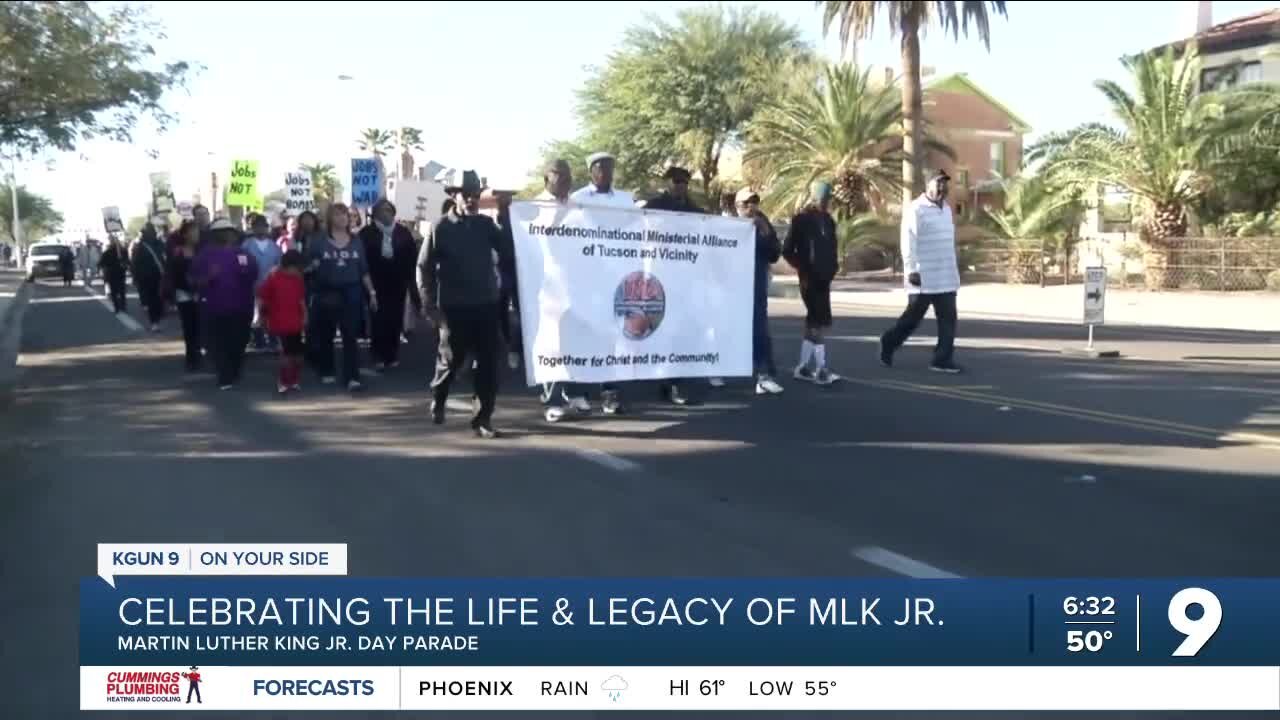 Dr. Martin Luther King, Jr. parade happening rain or shine