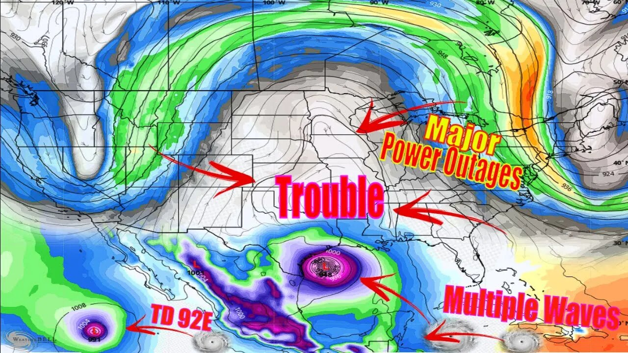 Huge Tropical Update! Major Power Outages! More Severe Weather! - The WeatherMan Plus