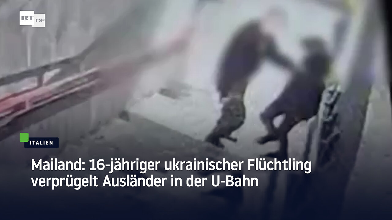 Mailand: 16-jähriger ukrainischer Flüchtling verprügelt Ausländer in der U-Bahn