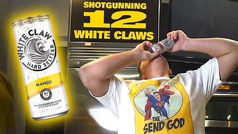 White Claw Challenge! - Deleted Stevewilldoit Video