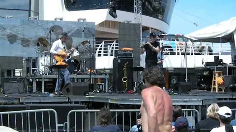 Soft Machine Legacy - on Cruise to the Edge pool stage