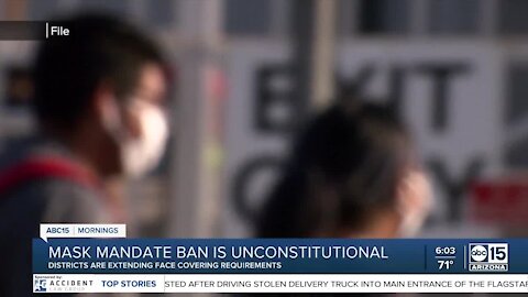 Arizona judge finds mask mandate ban unconstitutional