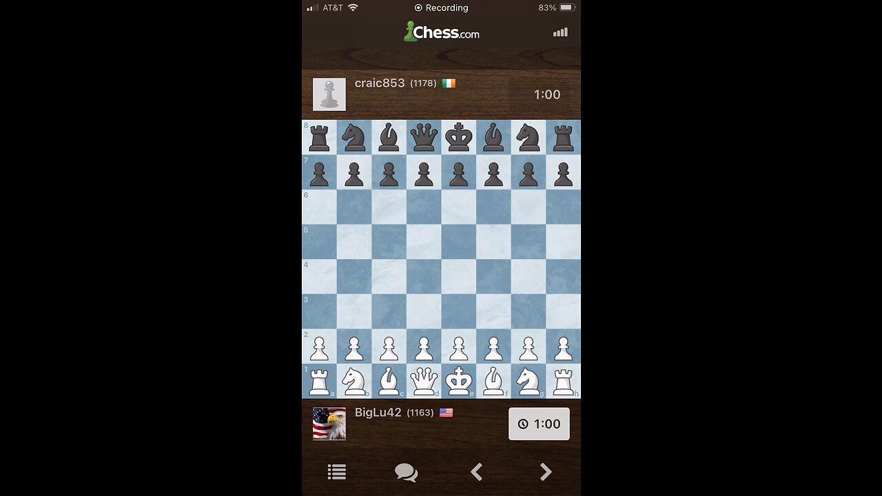 INTERMEDIATE BULLET CHESS GAMEPLAY - an opening advantage led to one’s ultimate demise