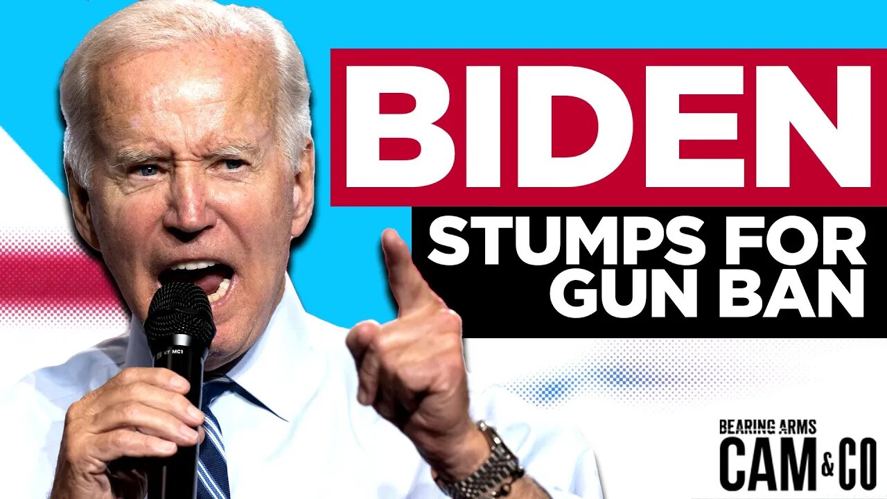 Biden Stumps For Gun Ban In Battleground State