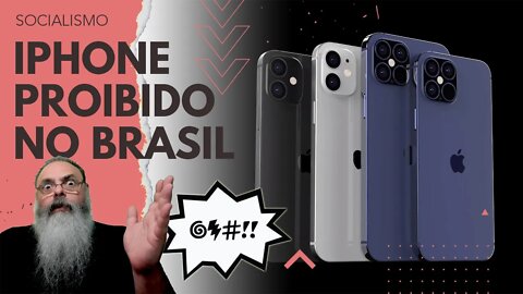 GOVERNO proibe COMERCIALIZAÇÃO de IPHONES por FALTA de CARREGADOR na EMBALAGEM e BURRICE ESTATAL