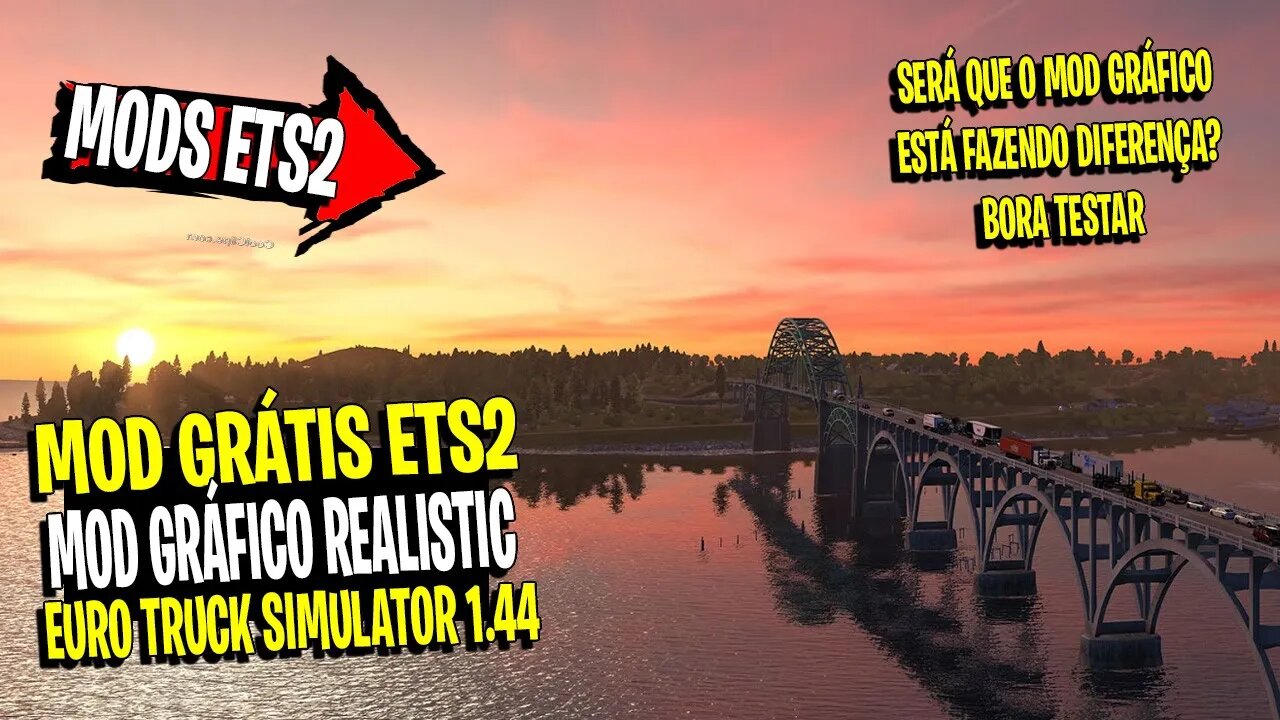 ▶️SAIU - MELHOR MOD GRÁFICO ETS2 1.44 REALISTIC BRUTAL EURO TRUCK SIMULATOR 2 VERSÃO 1.44