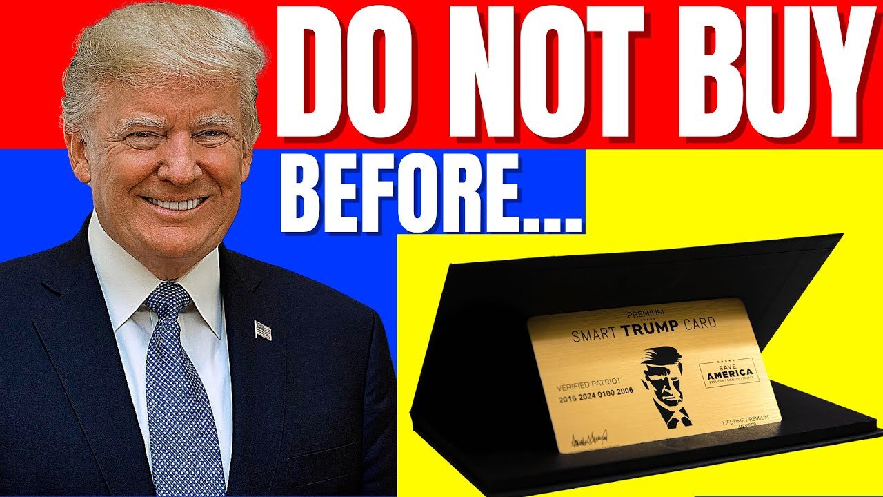 PREMIUM SMART TRUMP CARD - [SMART TRUMP CARD REVIEW] ⚠️TRUTH⚠️ Trumpification - Limited Edition 2023