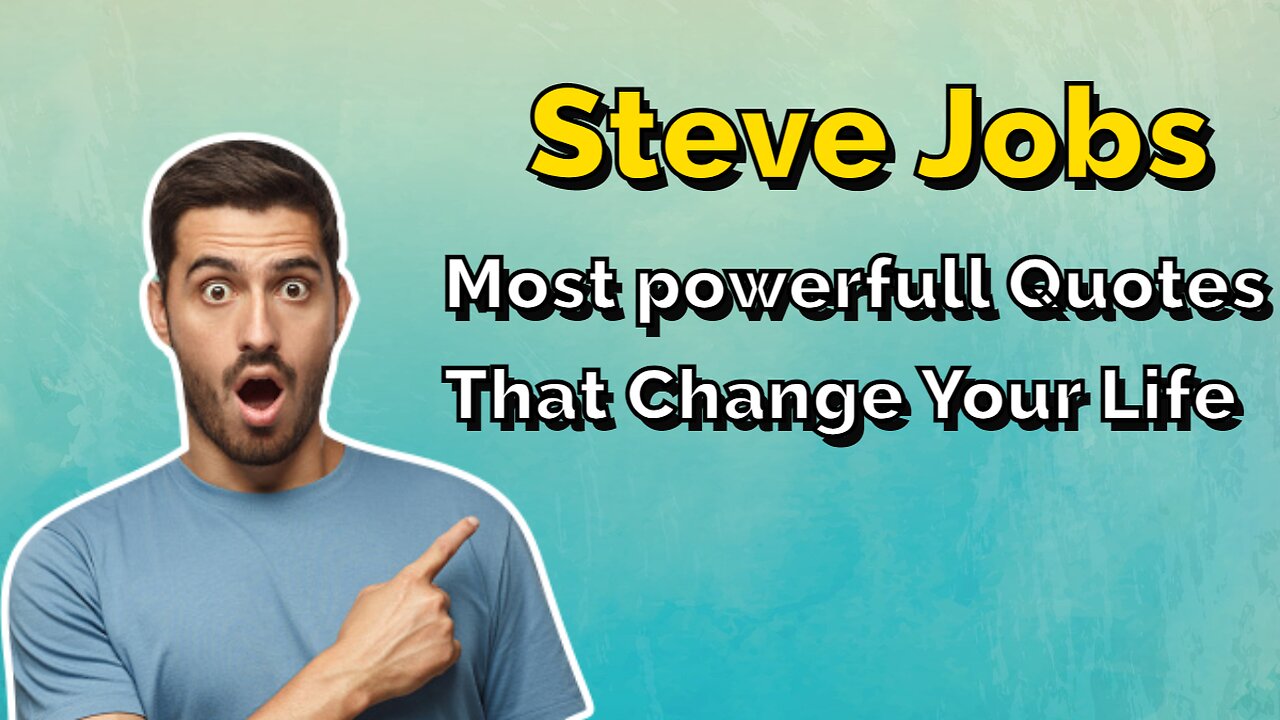 Most powerfull quotes by steve jobs | Life changing quotes | Steve Jobs