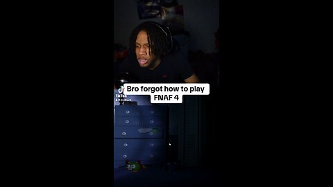 HE FORGOT HOW TO PLAY FNAF4😂💀