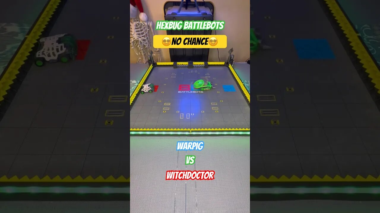 WarPig vs WitchDoctor 😵💫No Chance😵💫 #hexbugbattlebots #hexbugvideos #battlebots #channel