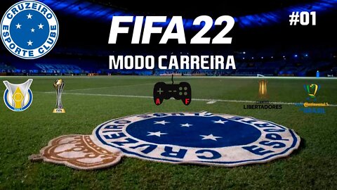 FIFA 22 Modo carreira com o Cruzeiro! Ronaldo agora virou treinador!!👊👊 #01