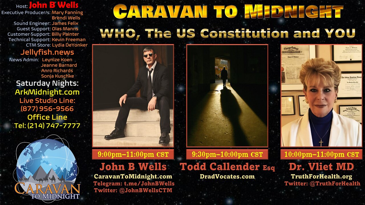 WHO, The US Constitution, and YOU - John B Wells LIVE