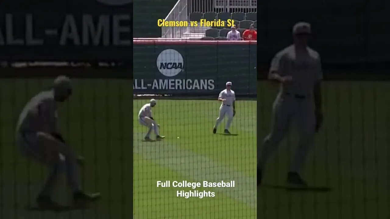 Florida St vs Clemson Baseball highlights