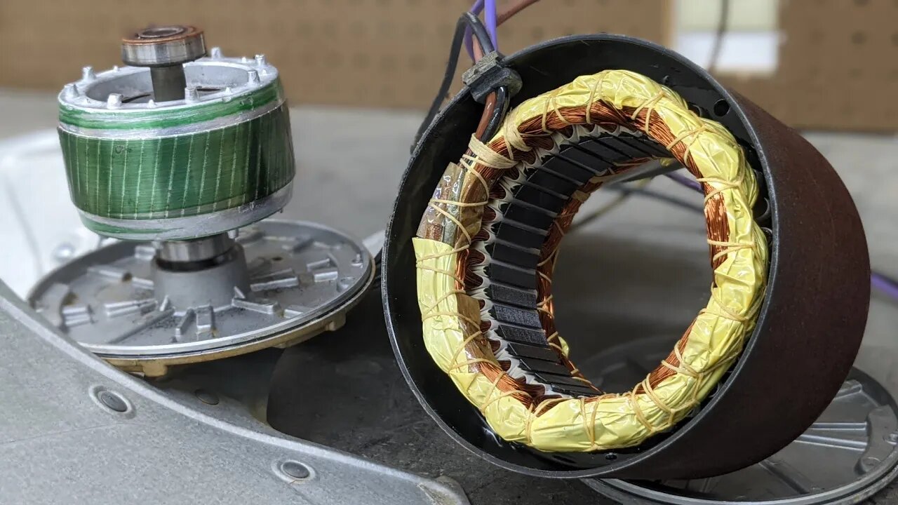 ⚒️ Removing Copper From a Fan Motor For Scrap