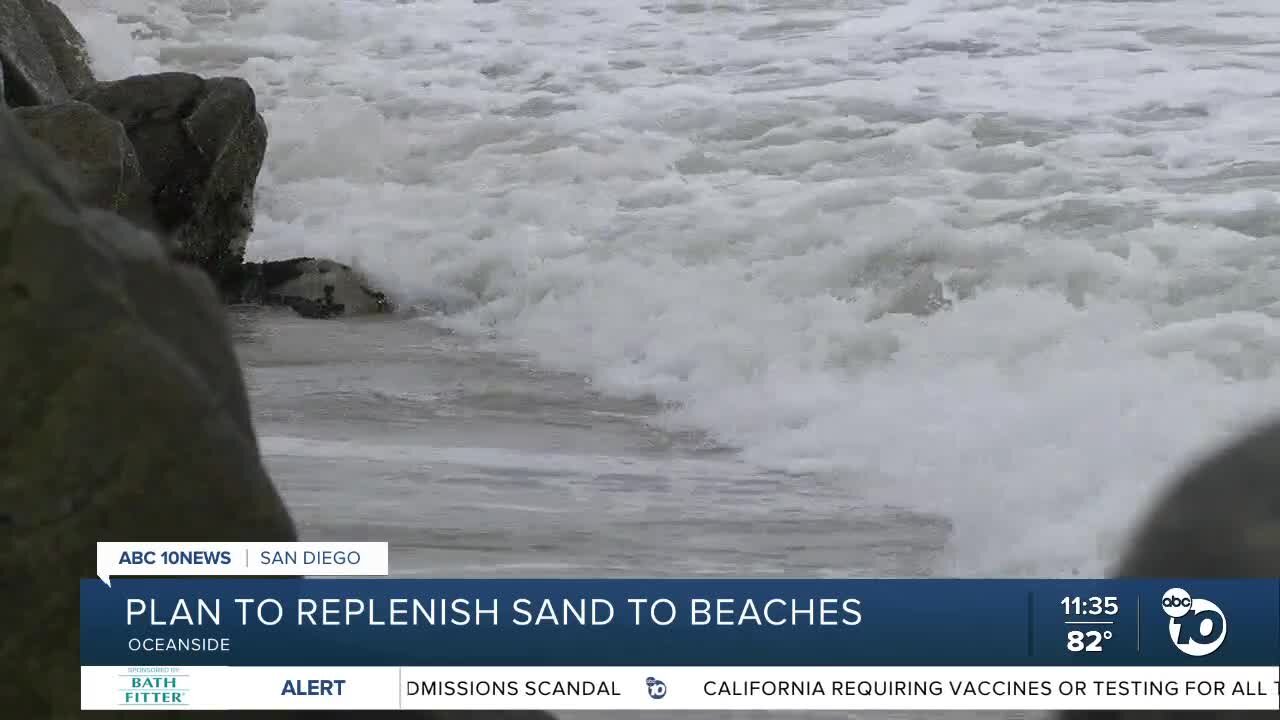 Plan to replenish sand to beaches