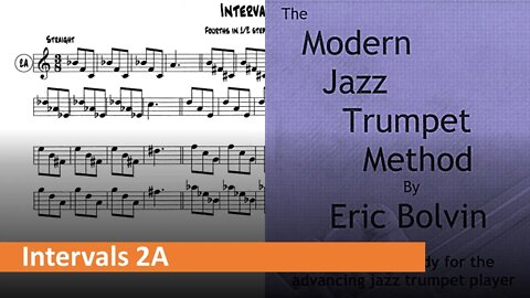 The Modern Jazz Trumpet Method - [Intervals] 2A