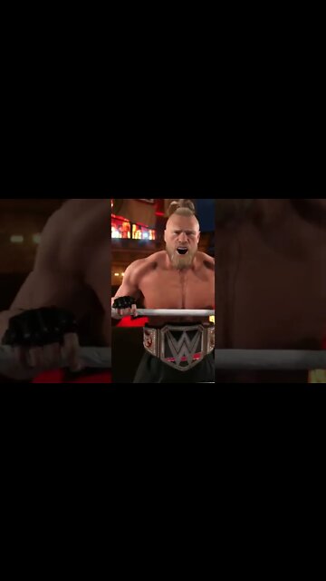 WWE 2k22 Brock Lesnar Entrance #shorts