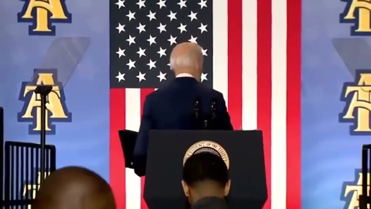 Joe Biden Shaking Hands with Air