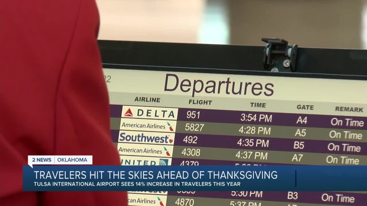 Travelers Hit the Skies Ahead of Thanksgiving