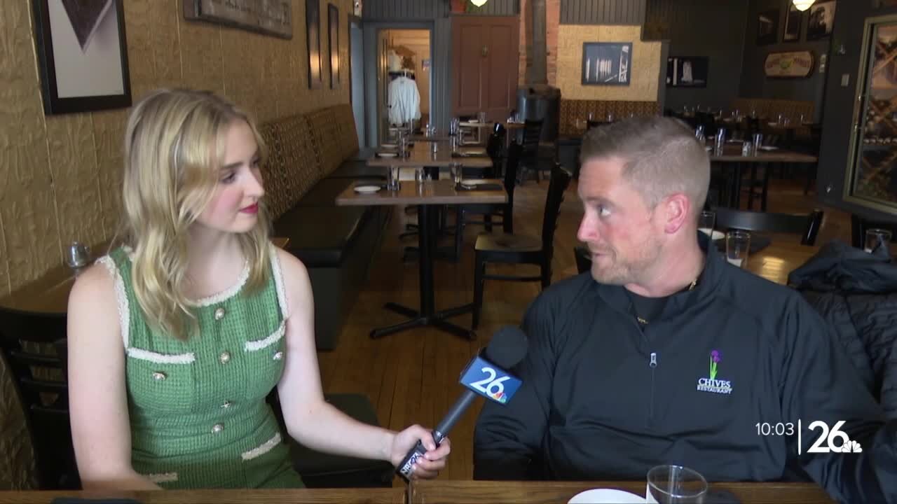 Table talk: a chat at Chives Restaurant, a longtime favorite of Aaron Rodgers