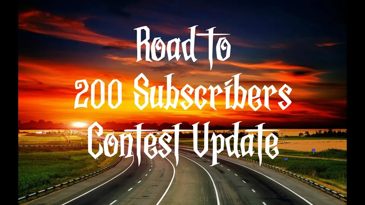 200 Subscribers update