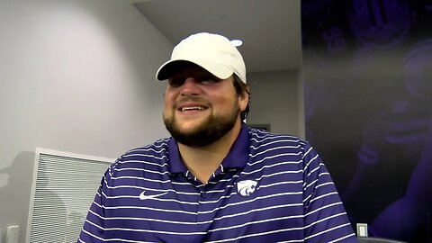 Kansas State Football | Cooper Beebe Postgame Interview | K-State 34, South Dakota 0