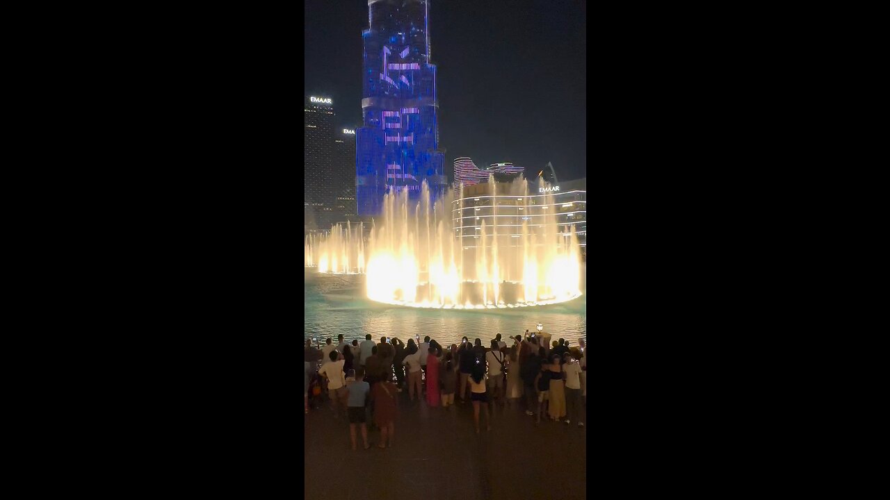 Dubai Fontaine burj khalifa 😍